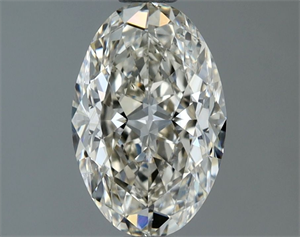 Picture of Natural Diamond 1.03 Carats, Oval with  Cut, I Color, VS2 Clarity and Certified by IGI