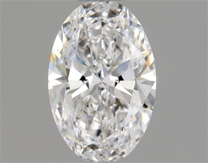 Picture of Natural Diamond 0.51 Carats, Oval with  Cut, D Color, SI1 Clarity and Certified by GIA