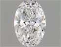 Natural Diamond 0.51 Carats, Oval with  Cut, D Color, SI1 Clarity and Certified by GIA