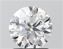 Lab Grown Diamond 1.42 Carats, Round with Ideal Cut, D Color, VS1 Clarity and Certified by IGI