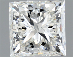 Picture of Natural Diamond 1.00 Carats, Princess with  Cut, I Color, VS2 Clarity and Certified by GIA