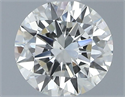 Natural Diamond 0.51 Carats, Round with Excellent Cut, I Color, VS2 Clarity and Certified by GIA
