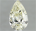 Natural Diamond 0.50 Carats, Pear with  Cut, K Color, VVS1 Clarity and Certified by IGI