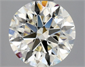 Natural Diamond 0.80 Carats, Round with Excellent Cut, L Color, SI1 Clarity and Certified by GIA