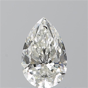 Picture of Natural Diamond 0.70 Carats, Pear with  Cut, I Color, VVS2 Clarity and Certified by GIA