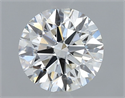 Diamante Natural 0.71 quilates, Redondo , Color F, claridad VS2 y certificado GIA