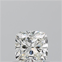 Natural Diamond 0.51 Carats, Cushion with  Cut, I Color, VVS2 Clarity and Certified by GIA