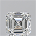 Natural Diamond 1.05 Carats, Asscher with  Cut, H Color, VVS1 Clarity and Certified by GIA