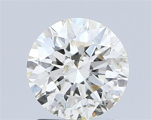 Foto Diamante Natural 1.50 quilates, Redondo , Color K, claridad I1 y certificado HRD de