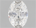 Natural Diamond 0.41 Carats, Oval with  Cut, E Color, VVS2 Clarity and Certified by GIA