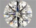 Diamante Natural 1.51 quilates, Redondo , Color K, claridad VVS2 y certificado GIA