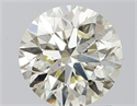Natural Diamond 1.50 Carats, Round with Very Good Cut, J Color, SI1 Clarity and Certified by IGI