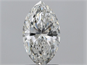 Natural Diamond 1.51 Carats, Marquise with  Cut, F Color, SI2 Clarity and Certified by IGI