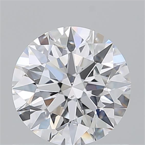 Picture of Natural Diamond 0.83 Carats, Round with Excellent Cut, D Color, SI1 Clarity and Certified by GIA