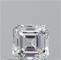 Natural Diamond 0.50 Carats, Asscher with  Cut, D Color, VS2 Clarity and Certified by GIA
