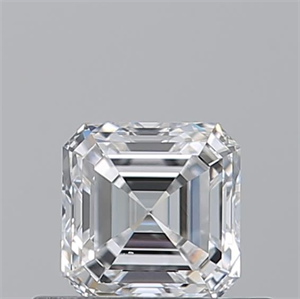 Picture of Natural Diamond 0.50 Carats, Asscher with  Cut, D Color, VS2 Clarity and Certified by GIA