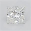 Diamante Natural 1.51 quilates, Princesa , Color F, claridad VS2 y certificado GIA