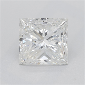 Foto Diamante Natural 1.51 quilates, Princesa , Color F, claridad VS2 y certificado GIA de