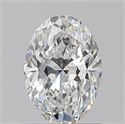 Natural Diamond 1.03 Carats, Oval with  Cut, E Color, VS2 Clarity and Certified by GIA