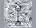 Diamante Natural 0.40 quilates, Princesa , Color D, claridad VVS2 y certificado GIA
