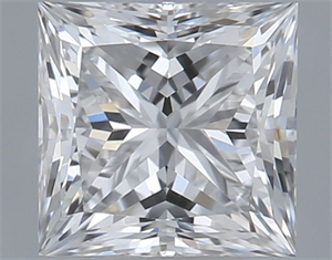 Foto Diamante Natural 0.40 quilates, Princesa , Color D, claridad VVS2 y certificado GIA de