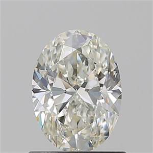 Picture of Natural Diamond 0.90 Carats, Oval with  Cut, J Color, VS2 Clarity and Certified by GIA