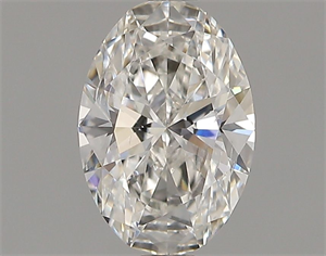 Picture of Natural Diamond 0.50 Carats, Oval with  Cut, G Color, I1 Clarity and Certified by GIA