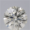 Natural Diamond 0.50 Carats, Round with Excellent Cut, H Color, VVS2 Clarity and Certified by IGI