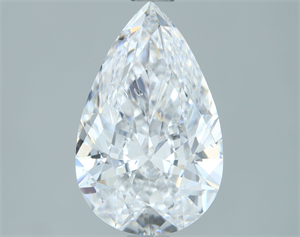 Picture of Natural Diamond 2.01 Carats, Pear with  Cut, D Color, SI2 Clarity and Certified by GIA