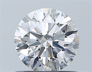 Picture of Natural Diamond 0.70 Carats, Round with Excellent Cut, E Color, VS2 Clarity and Certified by GIA