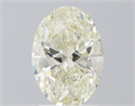 Natural Diamond 2.00 Carats, Oval with  Cut, L Color, VS2 Clarity and Certified by GIA