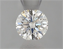 Natural Diamond 0.40 Carats, Round with Excellent Cut, H Color, VVS2 Clarity and Certified by GIA