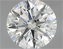 Diamante Natural 0.52 quilates, Redondo , Color J, claridad VVS2 y certificado GIA