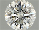 Natural Diamond 0.50 Carats, Round with Excellent Cut, I Color, VVS2 Clarity and Certified by GIA