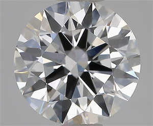 Picture of Lab Grown Diamond 1.53 Carats, Round with Ideal Cut, D Color, VVS2 Clarity and Certified by IGI