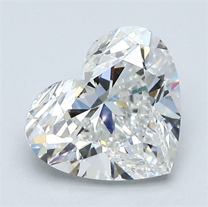 Picture of Natural Diamond 2.00 Carats, Heart with  Cut, G Color, SI1 Clarity and Certified by GIA