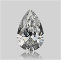 Natural Diamond 0.50 Carats, Pear with  Cut, E Color, SI2 Clarity and Certified by GIA