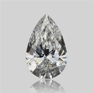 Picture of Natural Diamond 0.50 Carats, Pear with  Cut, E Color, SI2 Clarity and Certified by GIA
