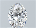 Diamante Natural 0.71 quilates, Ovalado , Color F, claridad VVS2 y certificado GIA