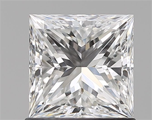 Foto Diamante Natural 1.02 quilates, Princesa , Color F, claridad VS2 y certificado GIA de