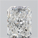 Natural Diamond 1.30 Carats, Radiant with  Cut, F Color, SI1 Clarity and Certified by GIA