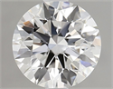 Del inventario de diamantes de laboratorio, 1.55 quilates, Redondo , Color F, claridad VVS2 y certificado IGI