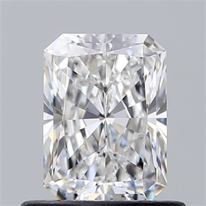 Picture of Natural Diamond 0.71 Carats, Radiant with  Cut, D Color, VS2 Clarity and Certified by GIA