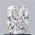 Natural Diamond 0.71 Carats, Radiant with  Cut, D Color, VS2 Clarity and Certified by GIA