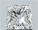 Diamante Natural 1.02 quilates, Princesa , Color H, claridad VS2 y certificado GIA