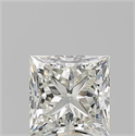 Natural Diamond 1.10 Carats, Princess with  Cut, K Color, VVS1 Clarity and Certified by GIA