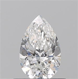 Foto Diamante Natural 0.50 quilates, De pera , Color E, claridad VVS2 y certificado GIA de