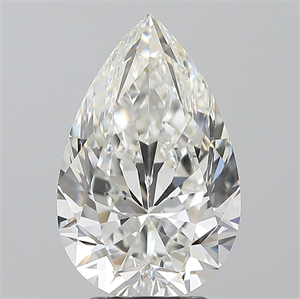 Picture of Natural Diamond 4.01 Carats, Pear with  Cut, G Color, VS1 Clarity and Certified by GIA