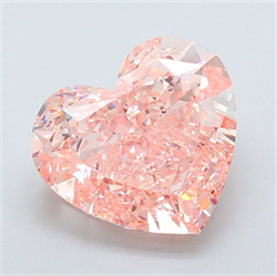Picture of Lab Grown Diamond 20.09 Carats, Heart with  Cut, Fancy Intense Pink Color, VS1 Clarity and Certified by IGI