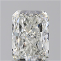 Natural Diamond 1.50 Carats, Radiant with  Cut, I Color, SI1 Clarity and Certified by GIA